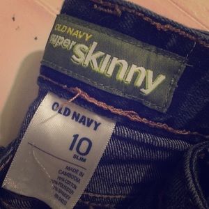Old Navy super skinny size 10 New never worn.